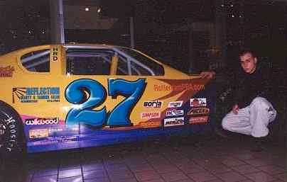 The yellow #27 in 2001